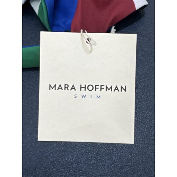 Mara Hoffman Women's S KAY Bikini Swim Bottom Crimson Multi NWT UPF50+ 9289 - Picture 10 of 14